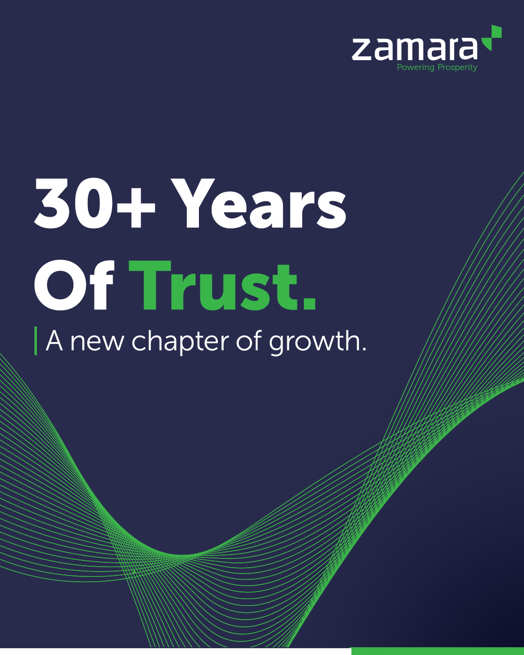 30+ years of trust. A new chapter of growth.